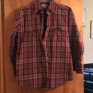 Men’s Large Carhartt Heavy Flannel - image 1